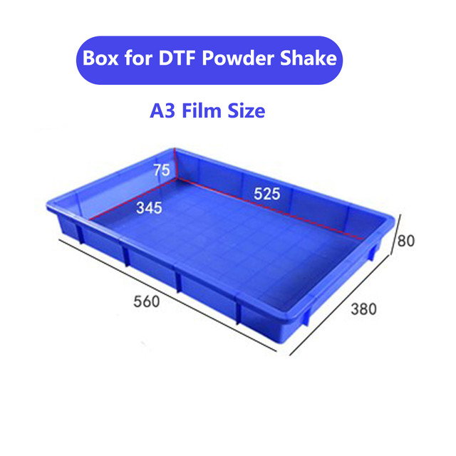 For DTF Powder Shake Plastic Box Plate TPU DTF Powder Shake L1800 L800 L805  1390 1400 1500W Direct Film Transfer Film Powder Box